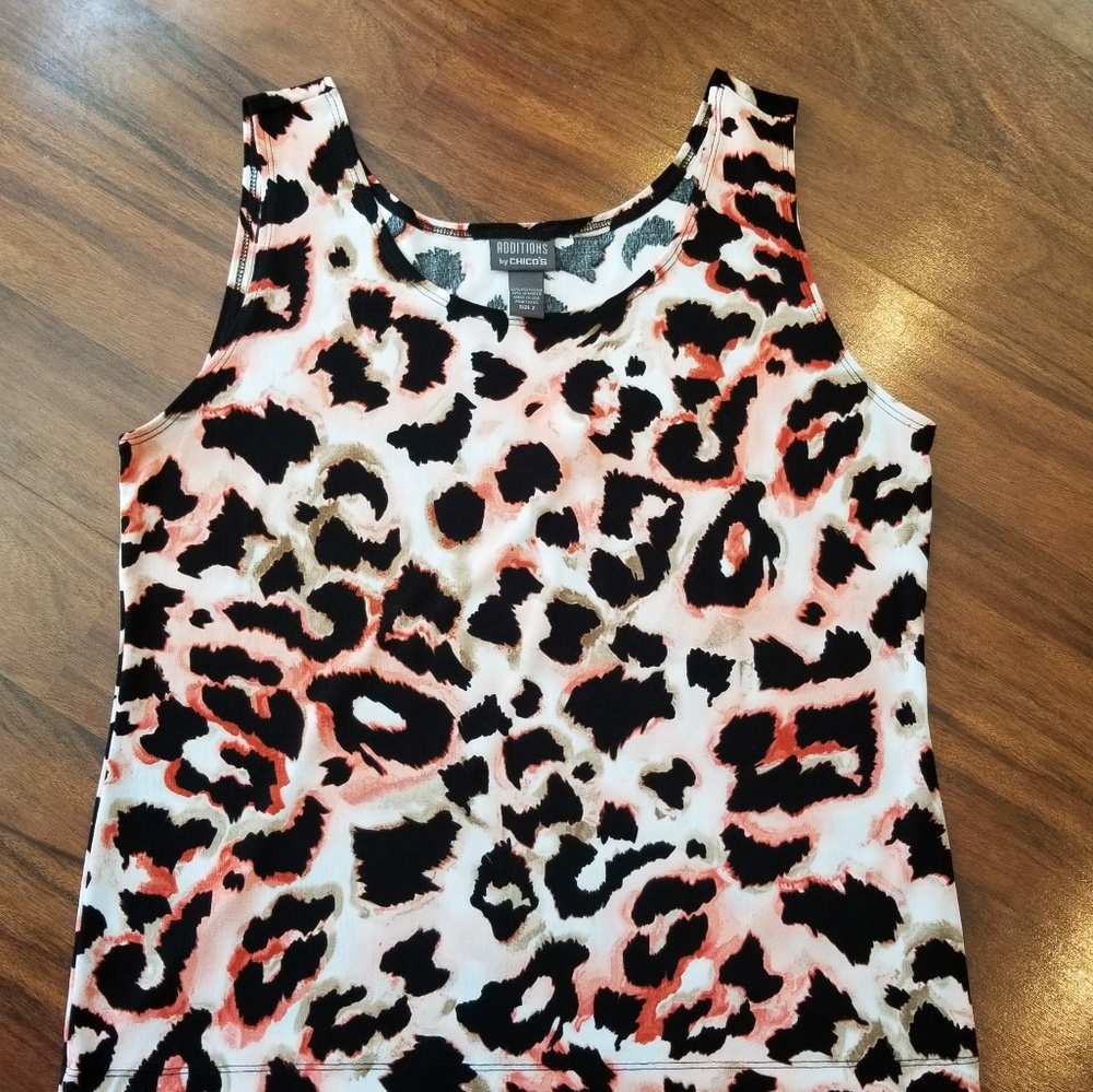 Additions by Chicos Leopard Print Tank Top